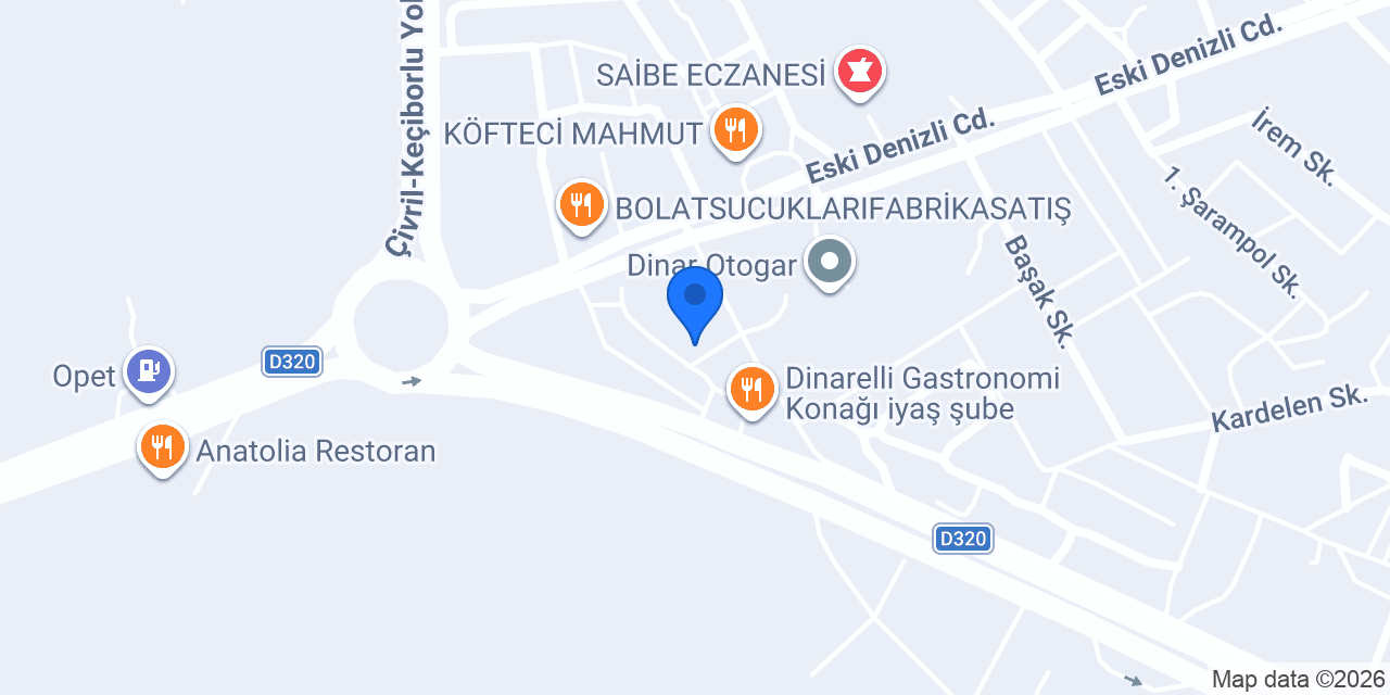 Fırın Coffee konumu