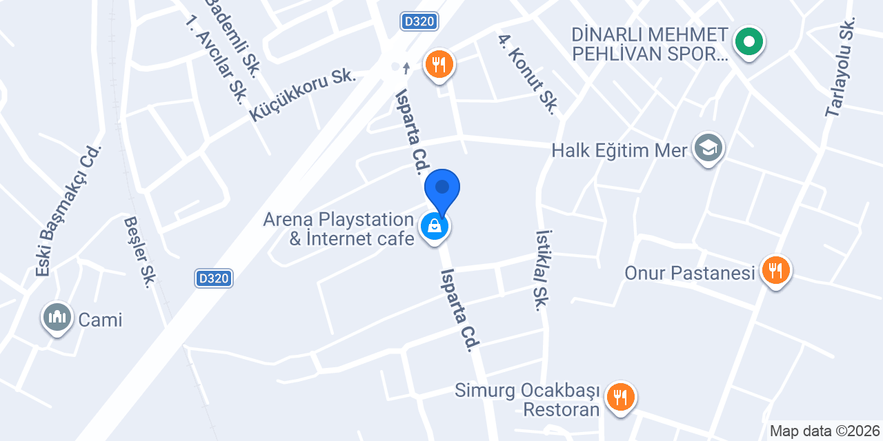 Oz Isparta Travel konumu