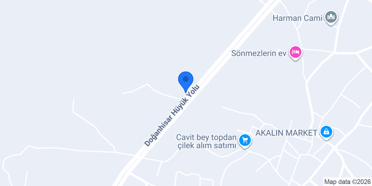 Dağhan Organik Çilek konumu