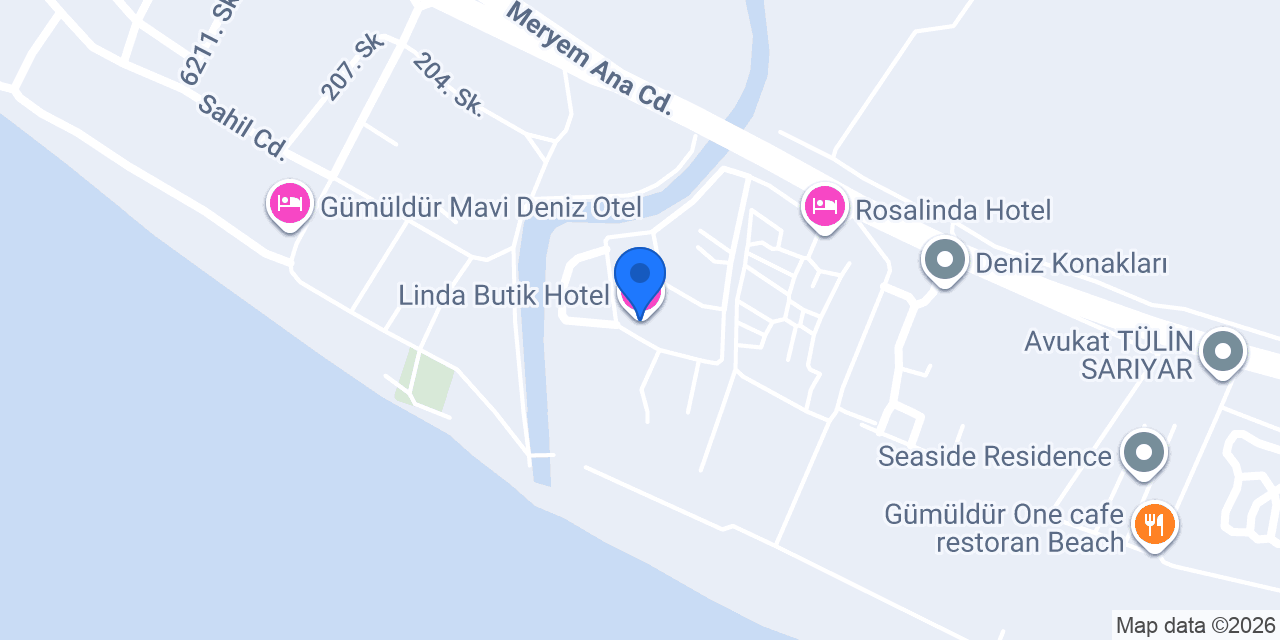Linda Butik Hotel konumu