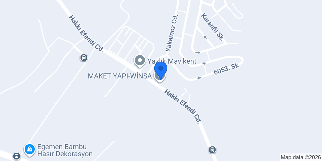 MAKET YAPI-WİNSA konumu