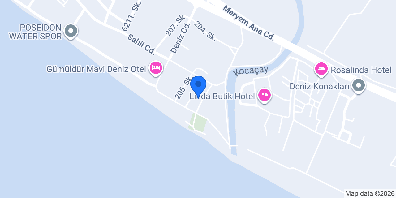 Çağla Pansiyon konumu