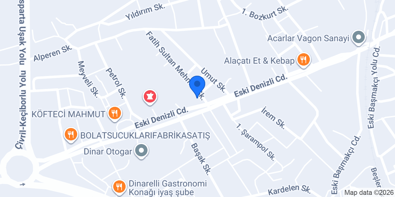 Yeni Sağlam Optik konumu
