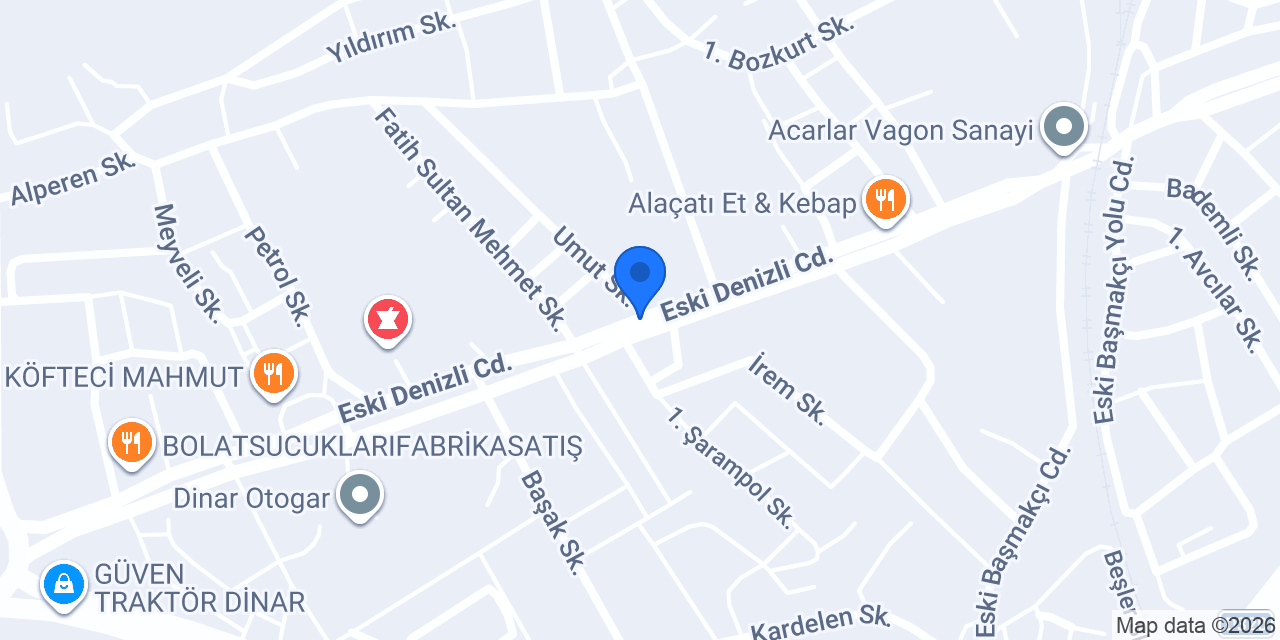 Yörük Motor's konumu