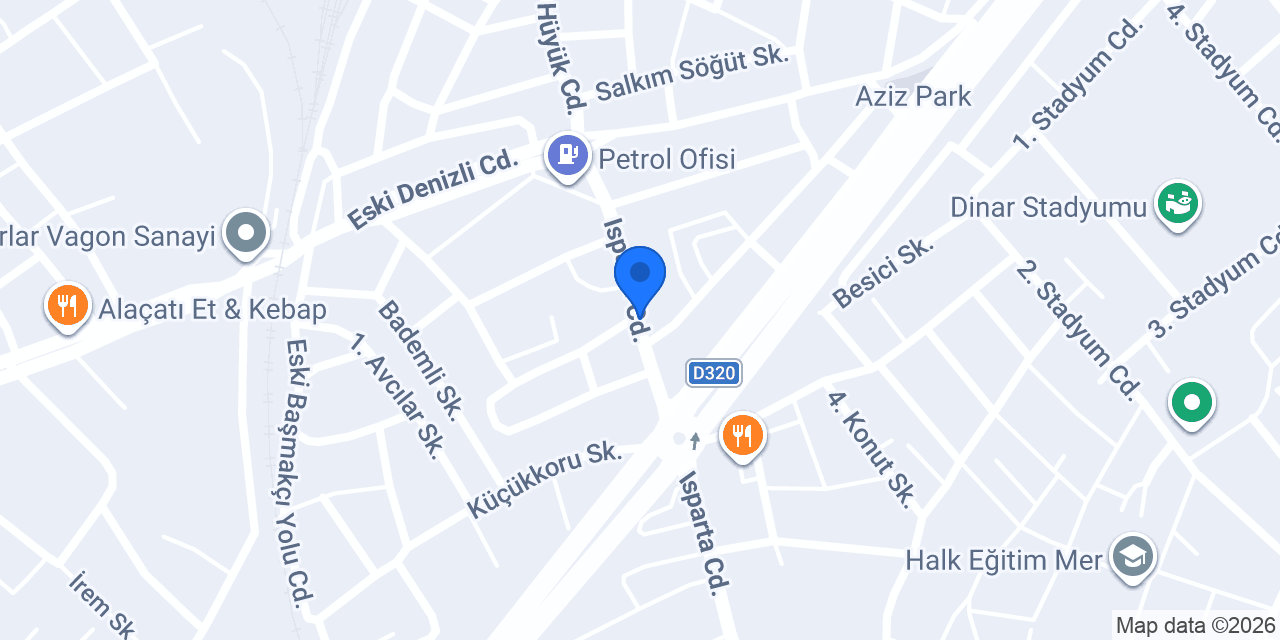 Dinar Taksi Fatih Ülker konumu
