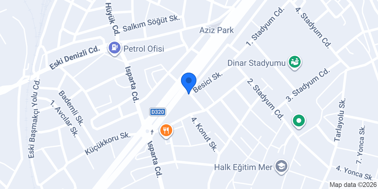Şark Nakliyat konumu