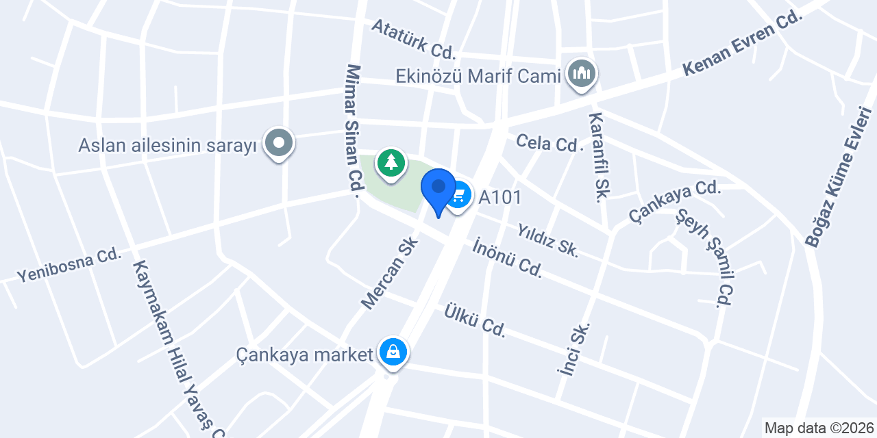Tapu Müdürlüğü konumu