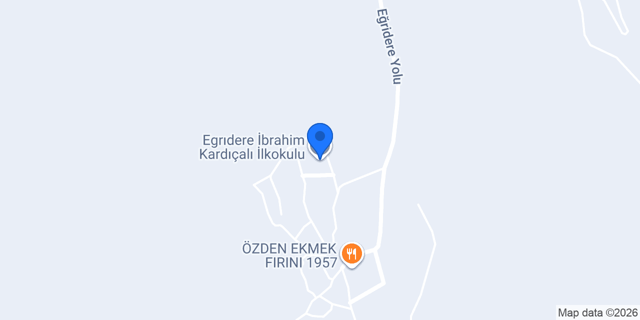 Egrıdere İbrahim Kardıçalı İlkokulu konumu