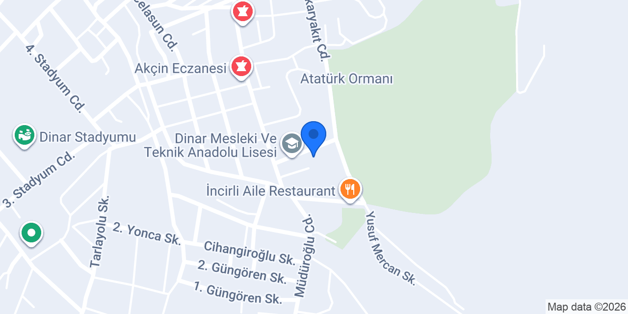 Tapu Müdürlüğü konumu