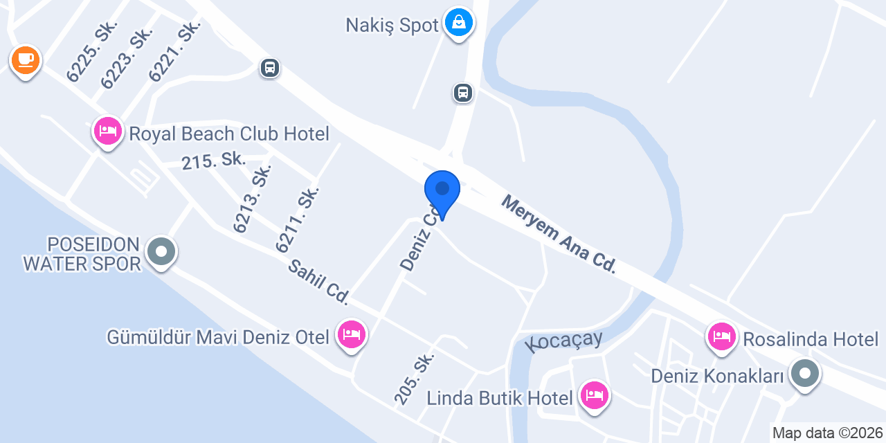 Denizkızı Blue Garden Ocak Başı konumu