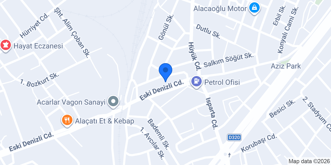 Acar Hafriyat Manitou Dinar konumu