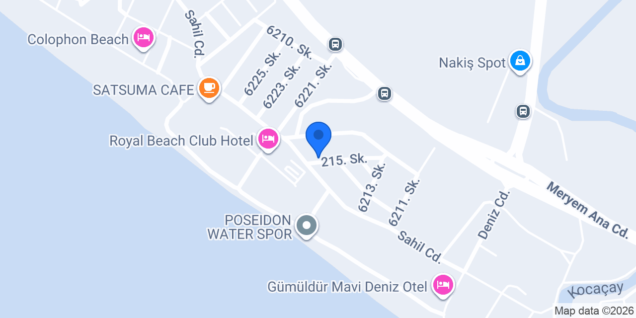 Gümüldür Durgu Otel konumu