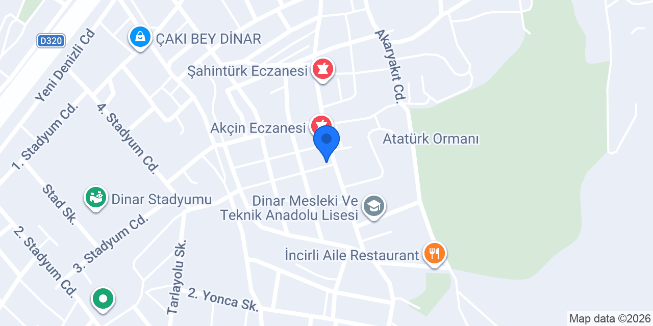 Sena Eczanesi konumu