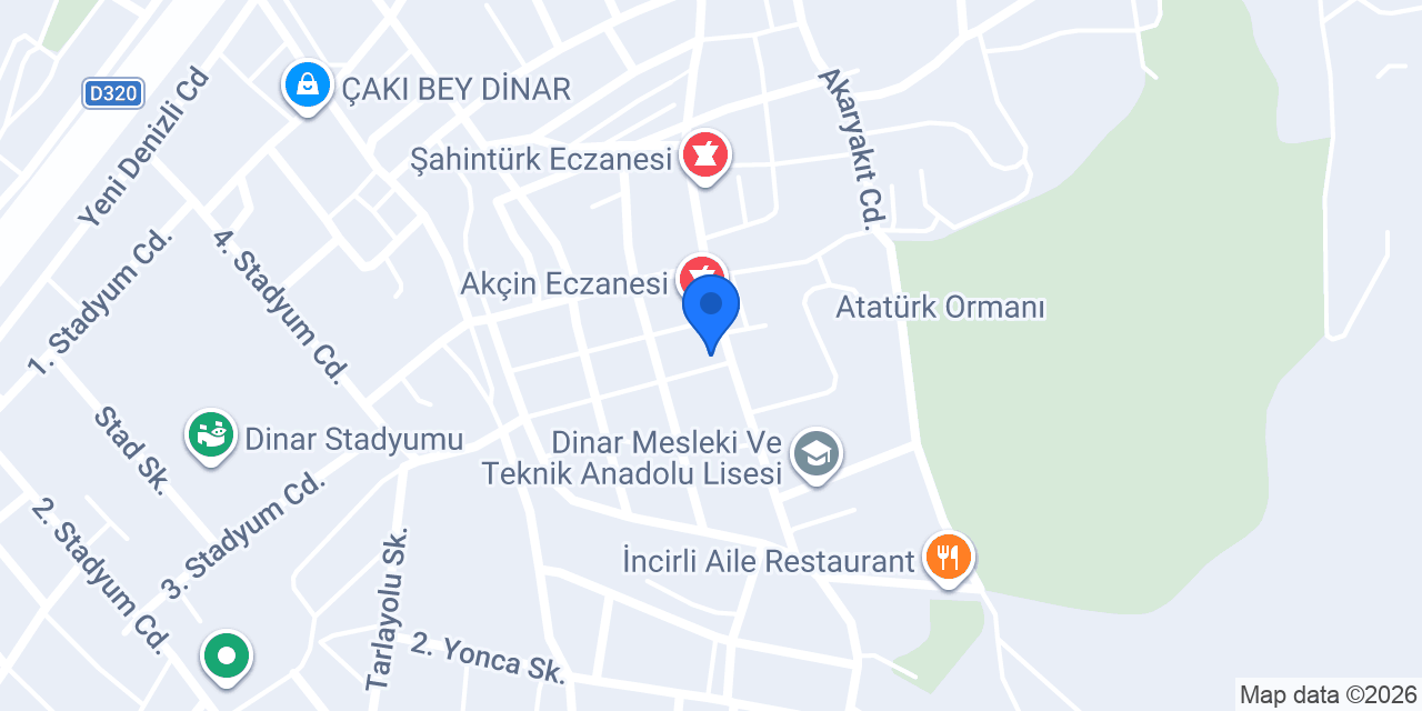 Defne Eczanesi konumu