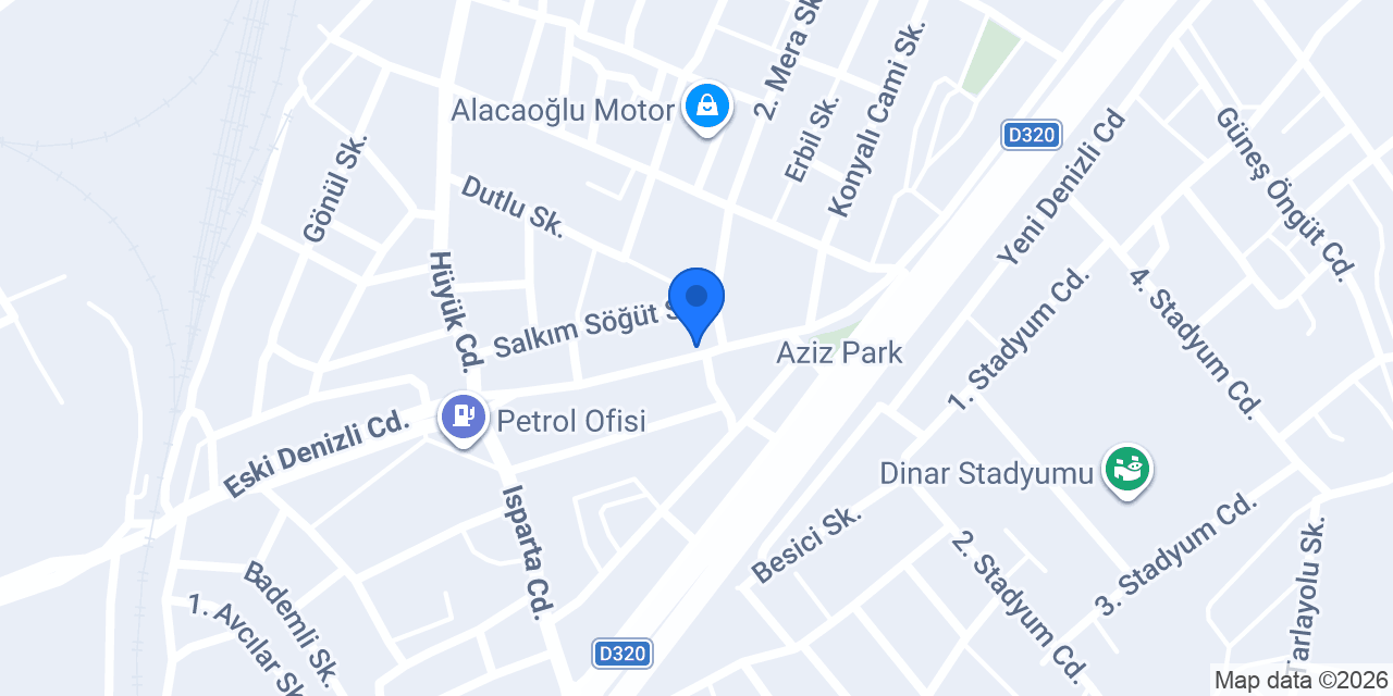 DİNAR DÖRTYOL BIÇAK konumu