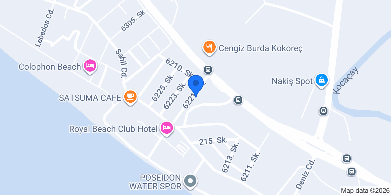 Durgu Apart Otel konumu