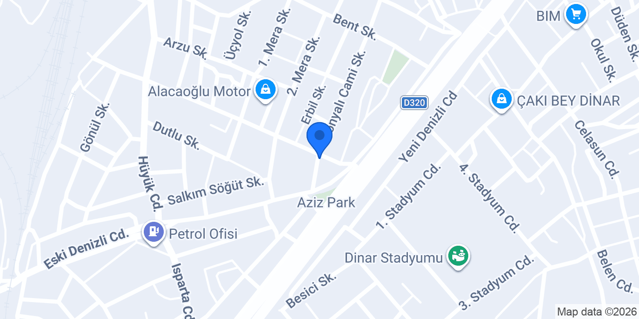 Hun Yangın Söndürme konumu