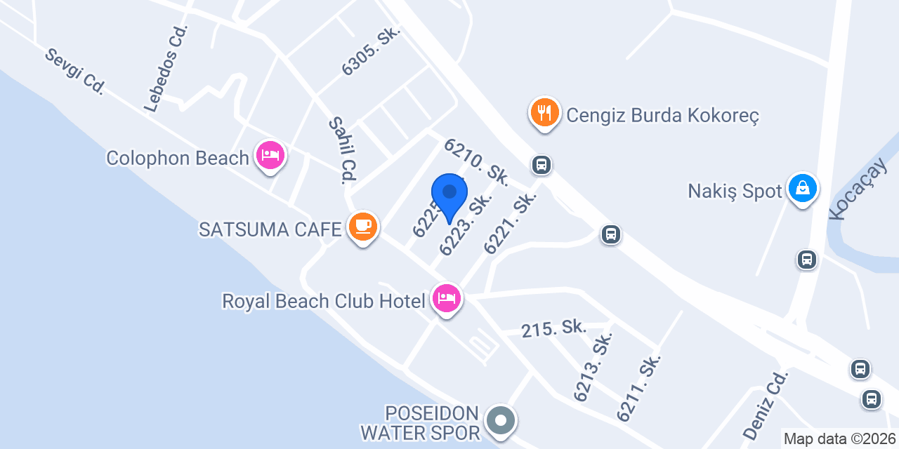 Rodis Hotel konumu