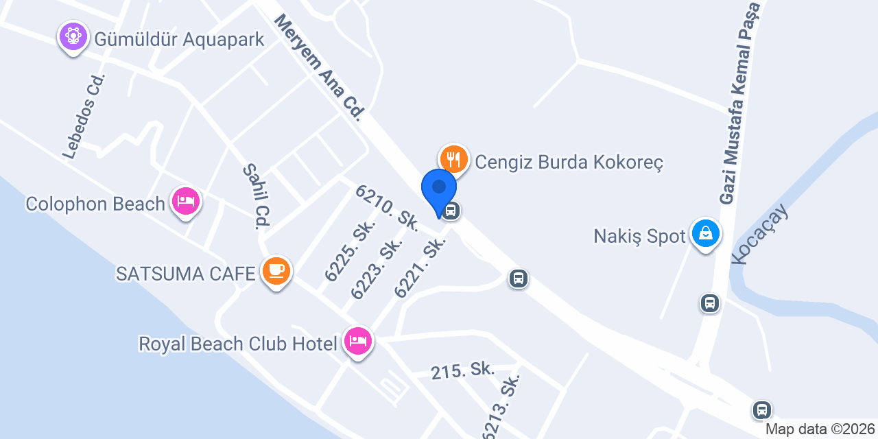 Deniz Pansiyon konumu