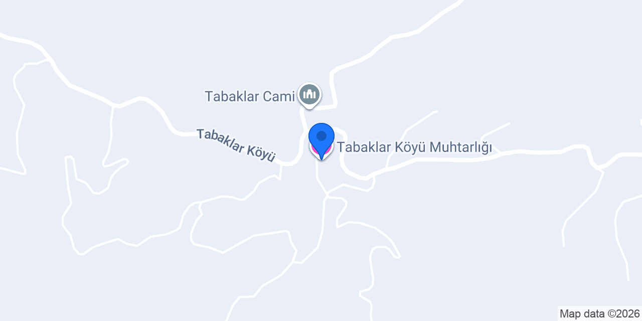 Tabaklar Köyü Muhtarlığı konumu