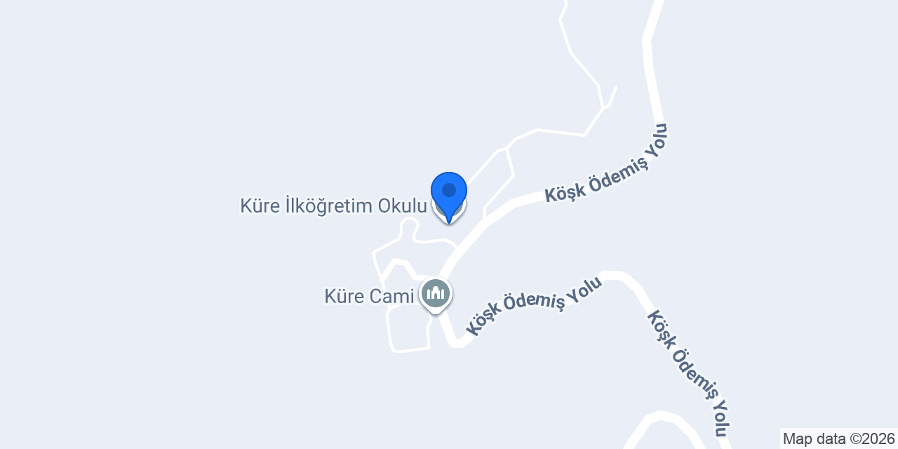 Küre İlköğretim Okulu konumu