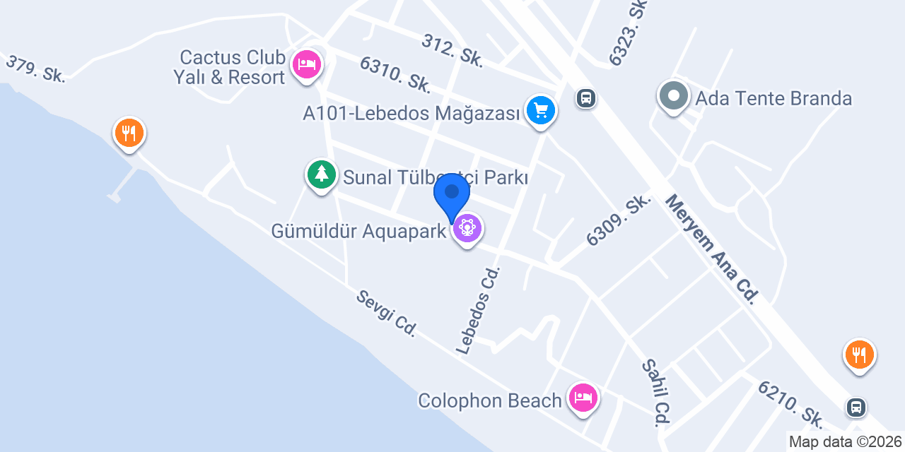 Gümüldür AQUA BUTİK konumu