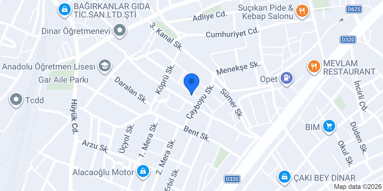 Ateş AUTO konumu