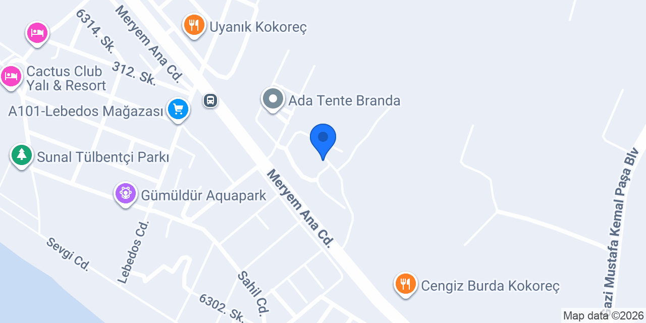 Mualla Event & Gurme konumu