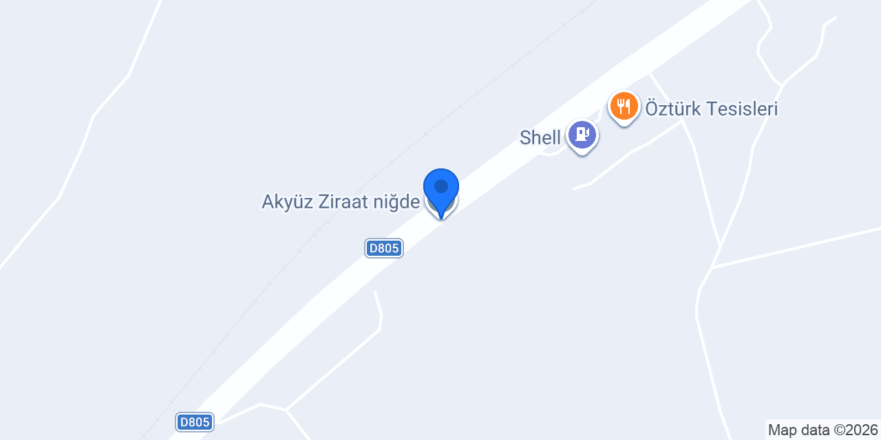 Akyüz Ziraat niğde konumu