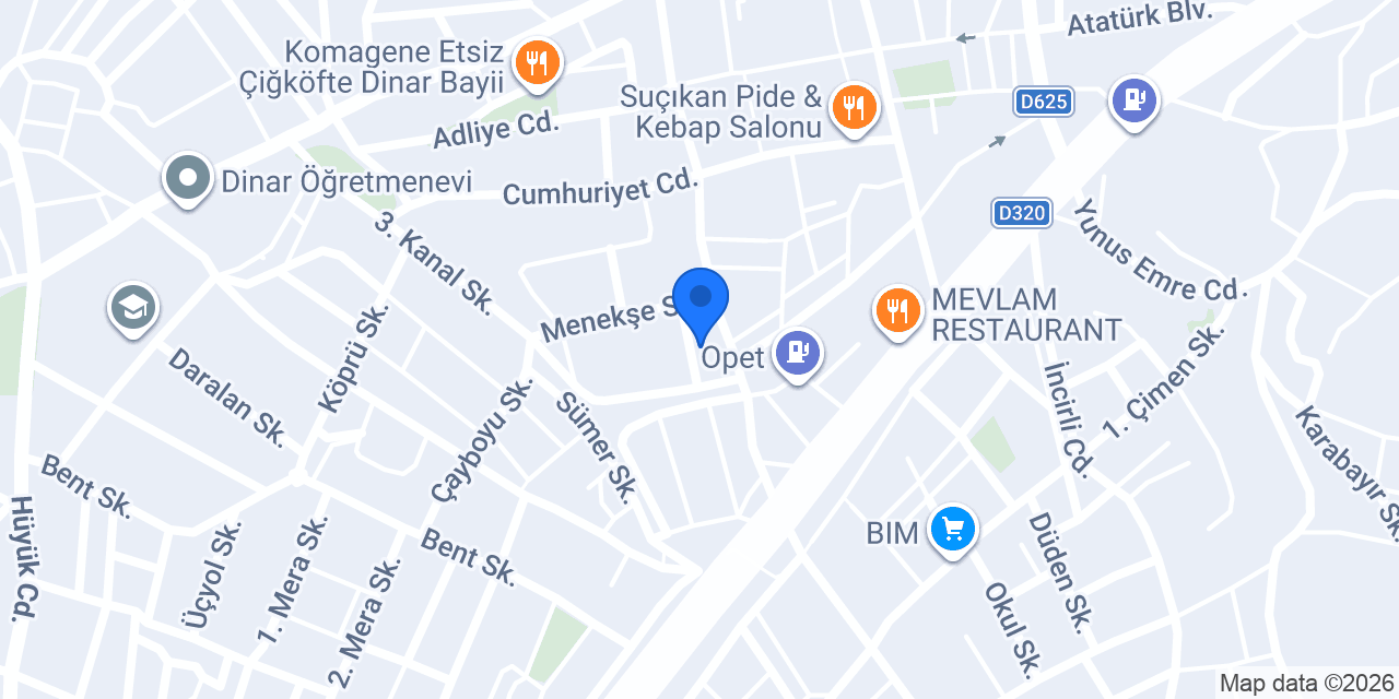 Bahçem Şarküteri Aktar konumu