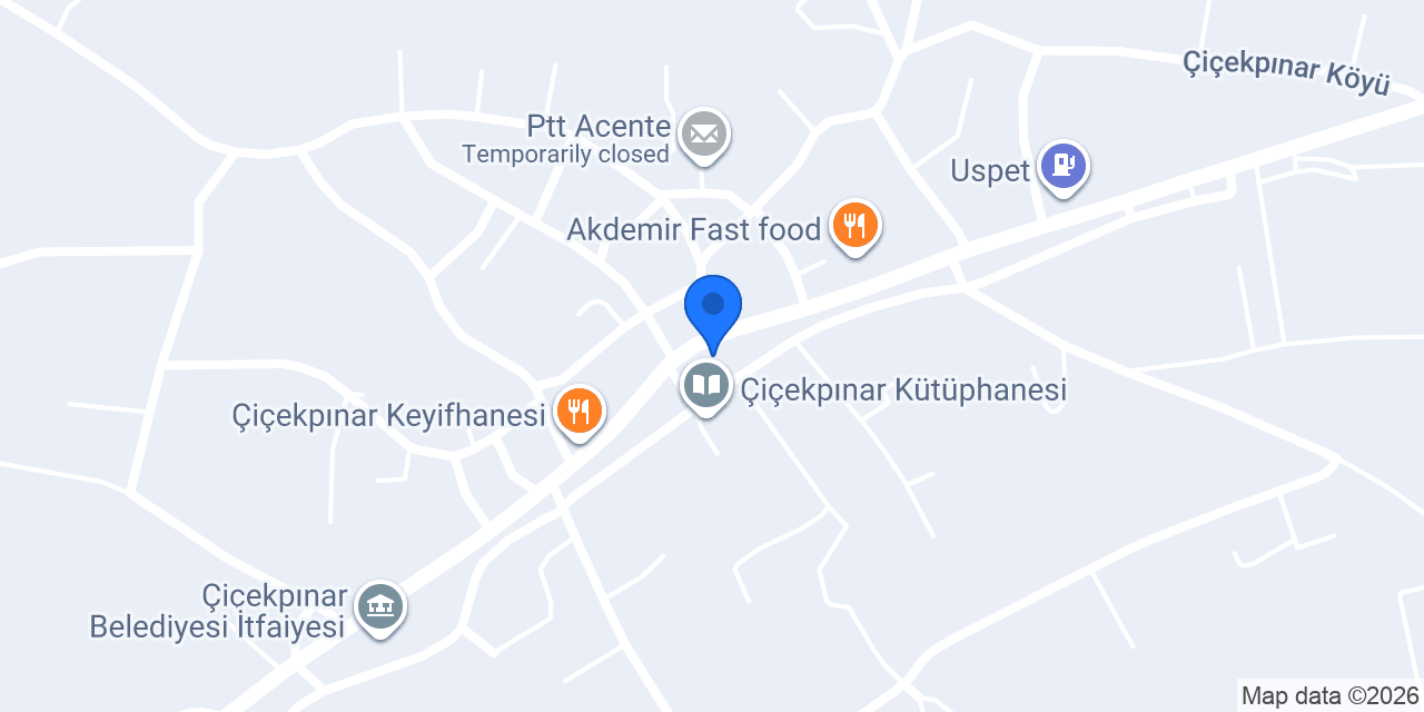 TC Çiçekpınar Belediyesi konumu