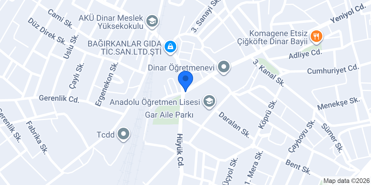 Bilal Baran Yapı konumu