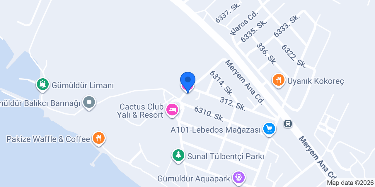 Gümüldür cennet apart konumu