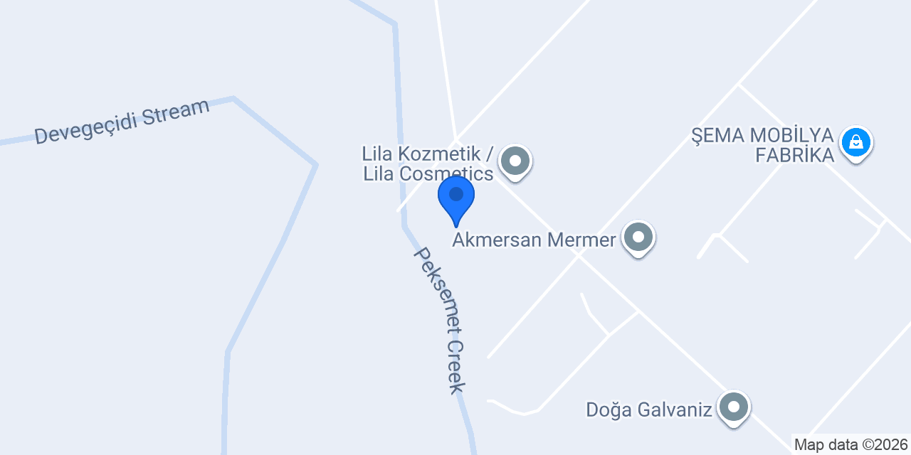Dimer Fabrika konumu