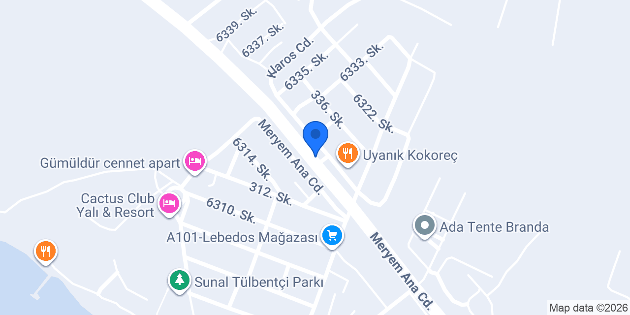 Adanur Mobilya konumu