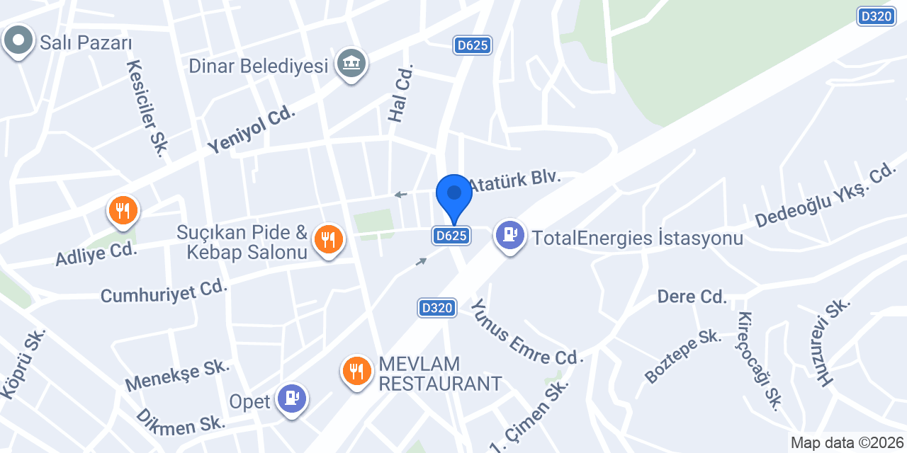 Zümrüt Lokantasi konumu
