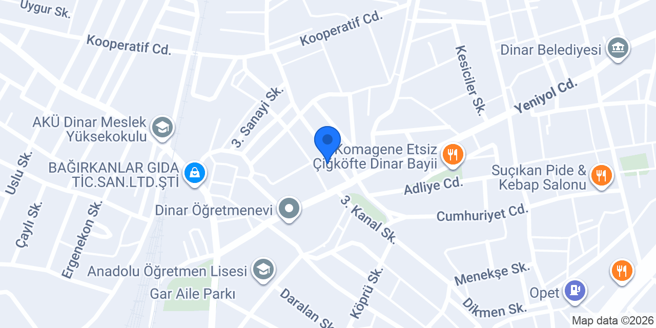 Sezer OTO Yıkama konumu