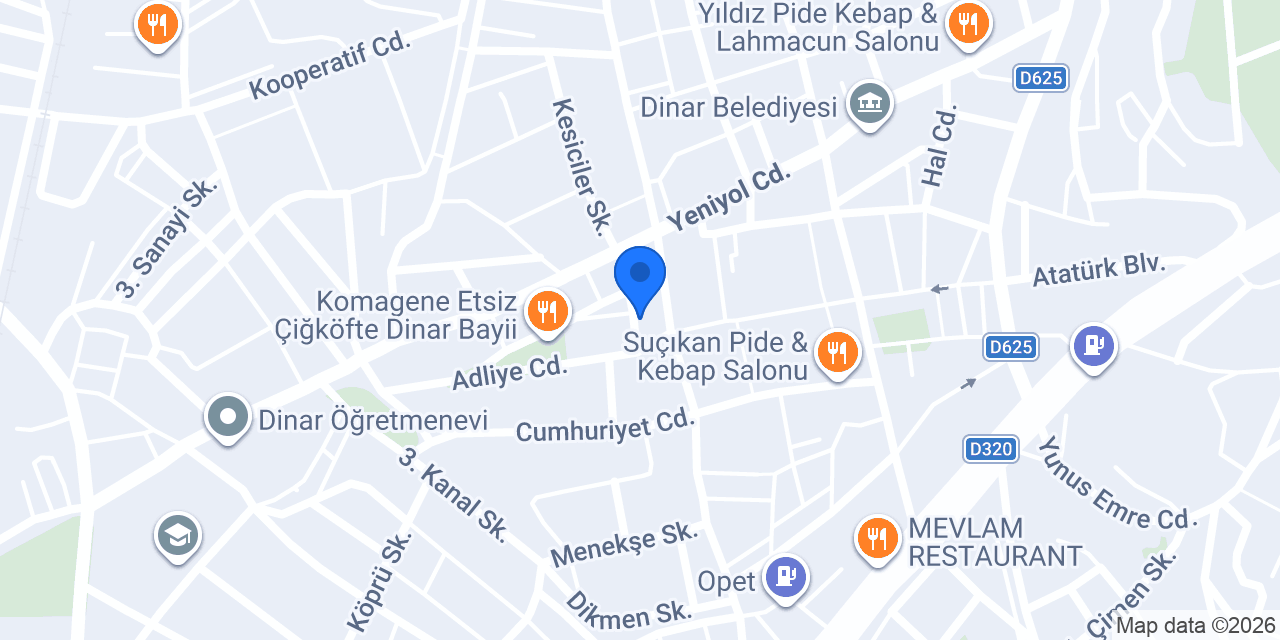 Güntin Reklam konumu