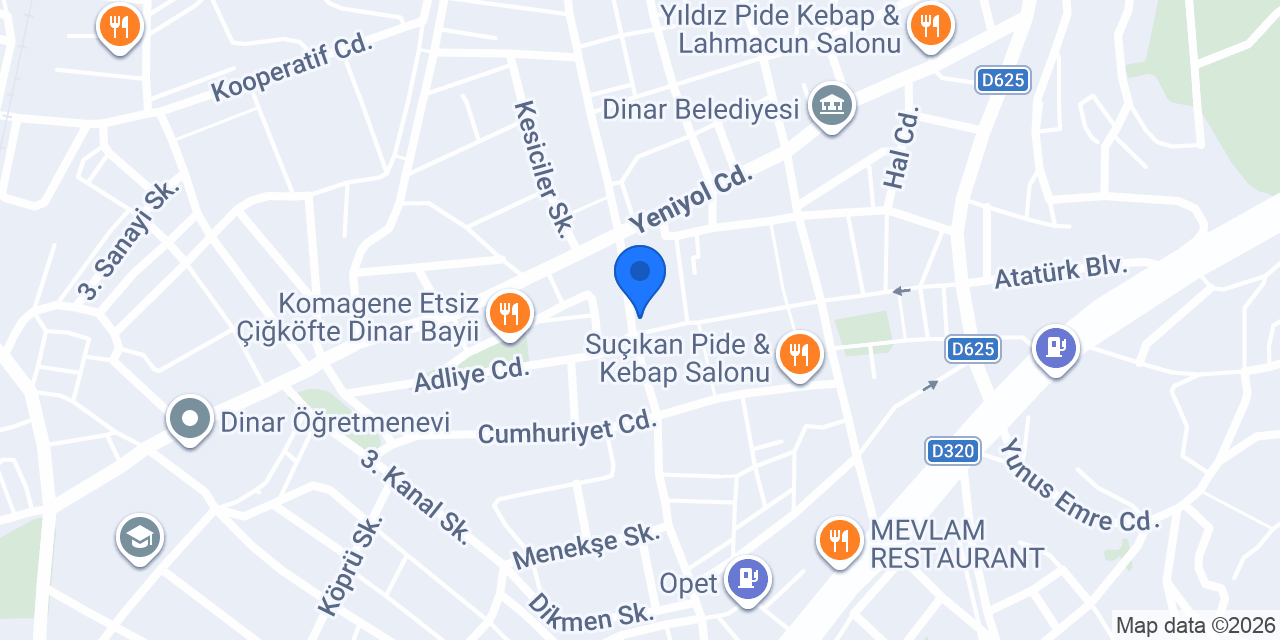 Yıldız Şiş Kebap Salonu konumu