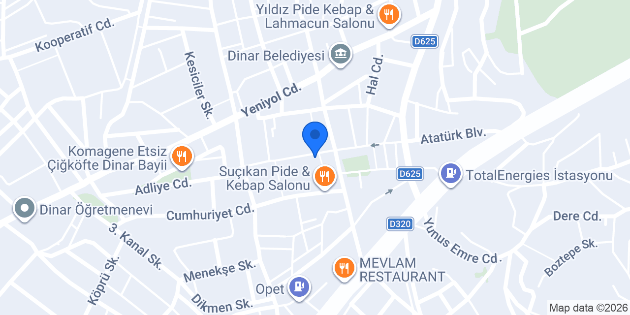 Yaşar Kitap Kırtasiye konumu