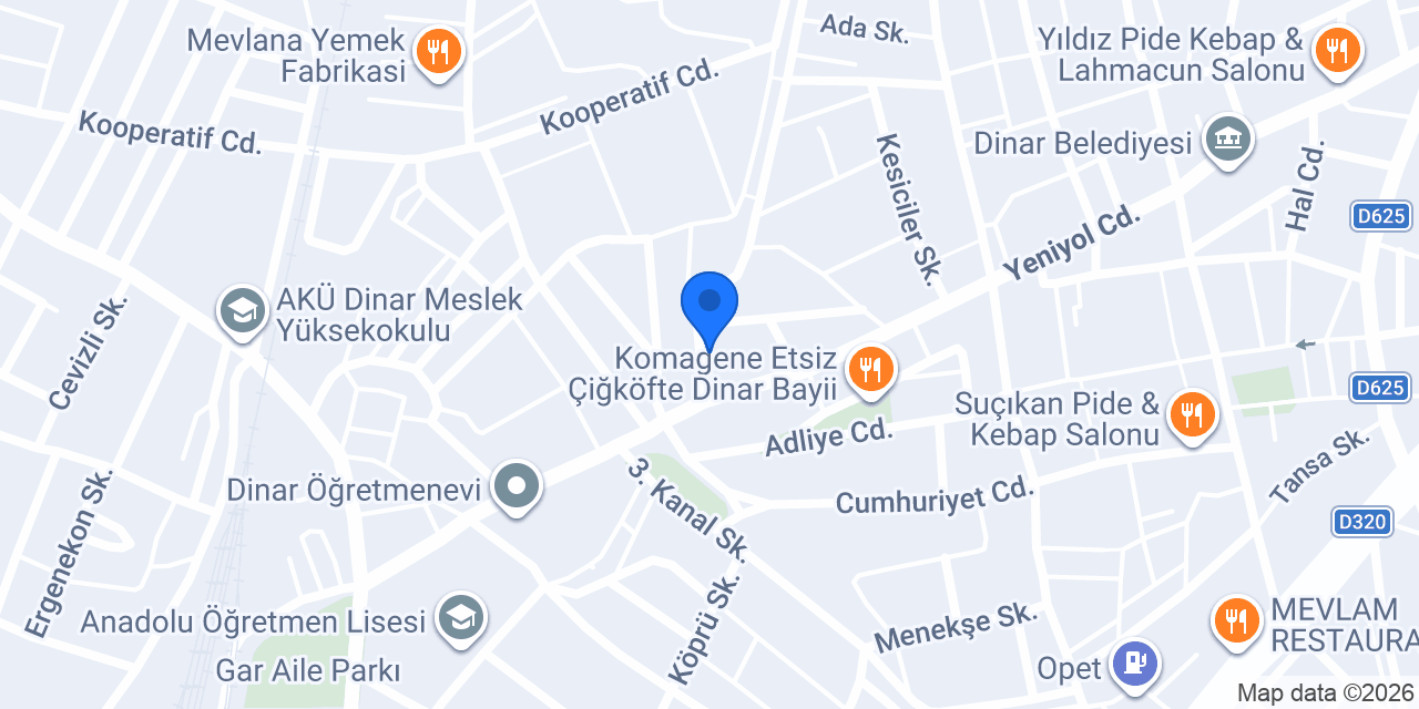 Kowboy Kafe konumu