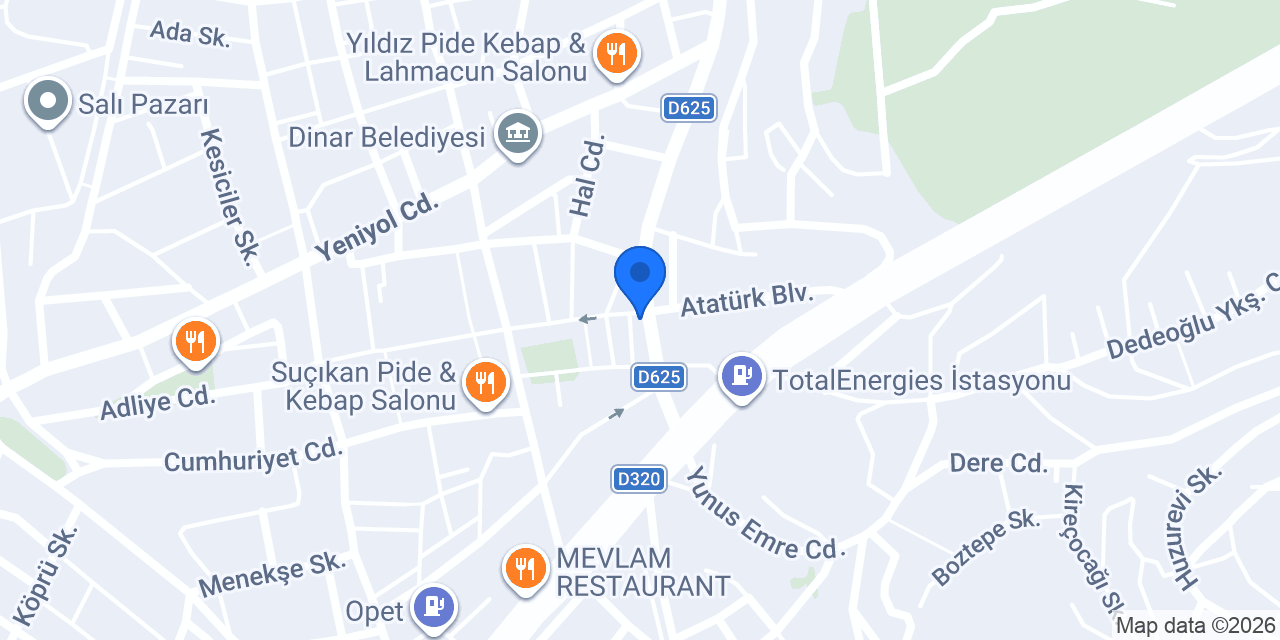 Gültaş Elektrik konumu