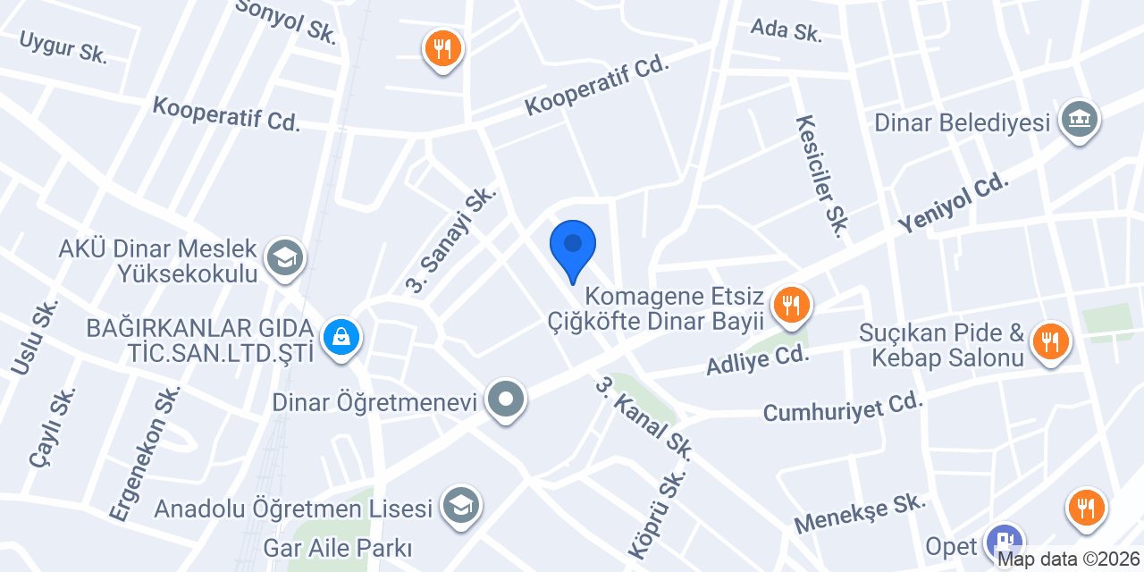 Özçelik Oto Aksesuar konumu