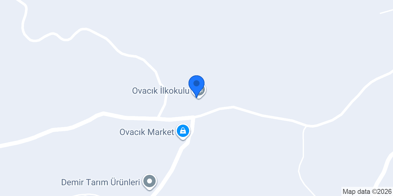 Ovacık İlkokulu konumu