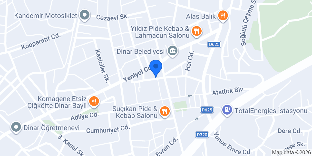 Çağlar Yapı Market konumu