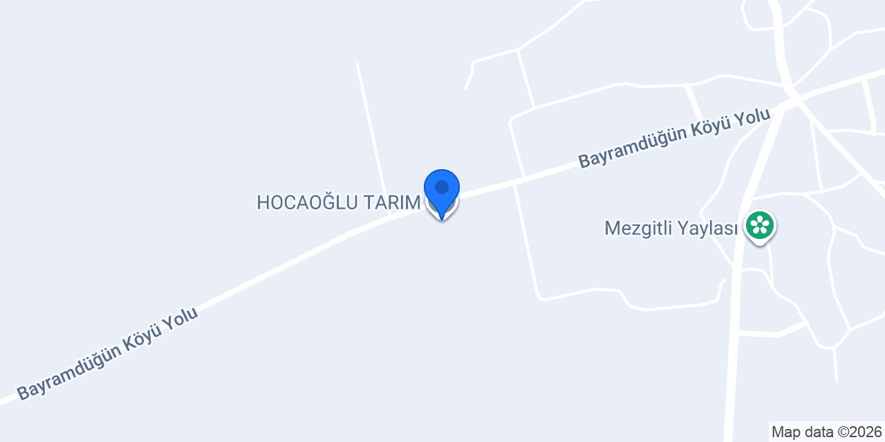 HOCAOĞLU TARIM konumu
