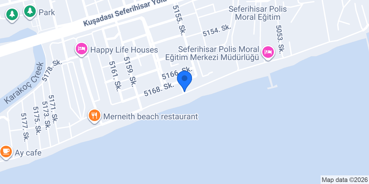 Beyaz Ev Apart Beach Cafe Restaurant konumu