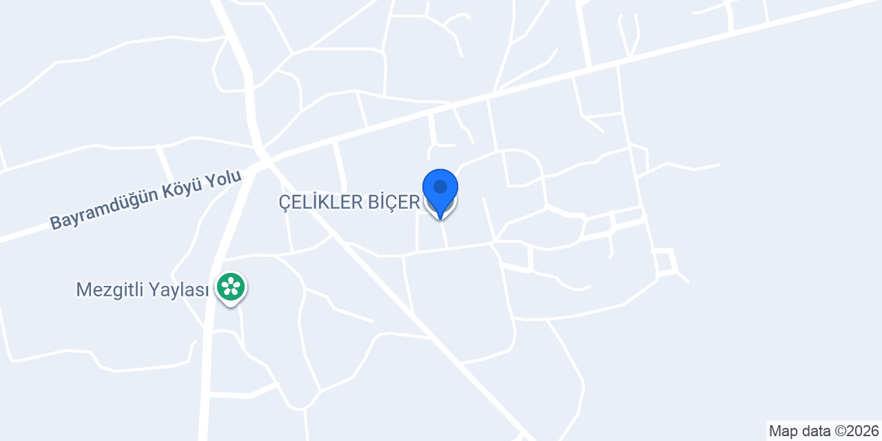 ÇELİKLER BİÇER konumu