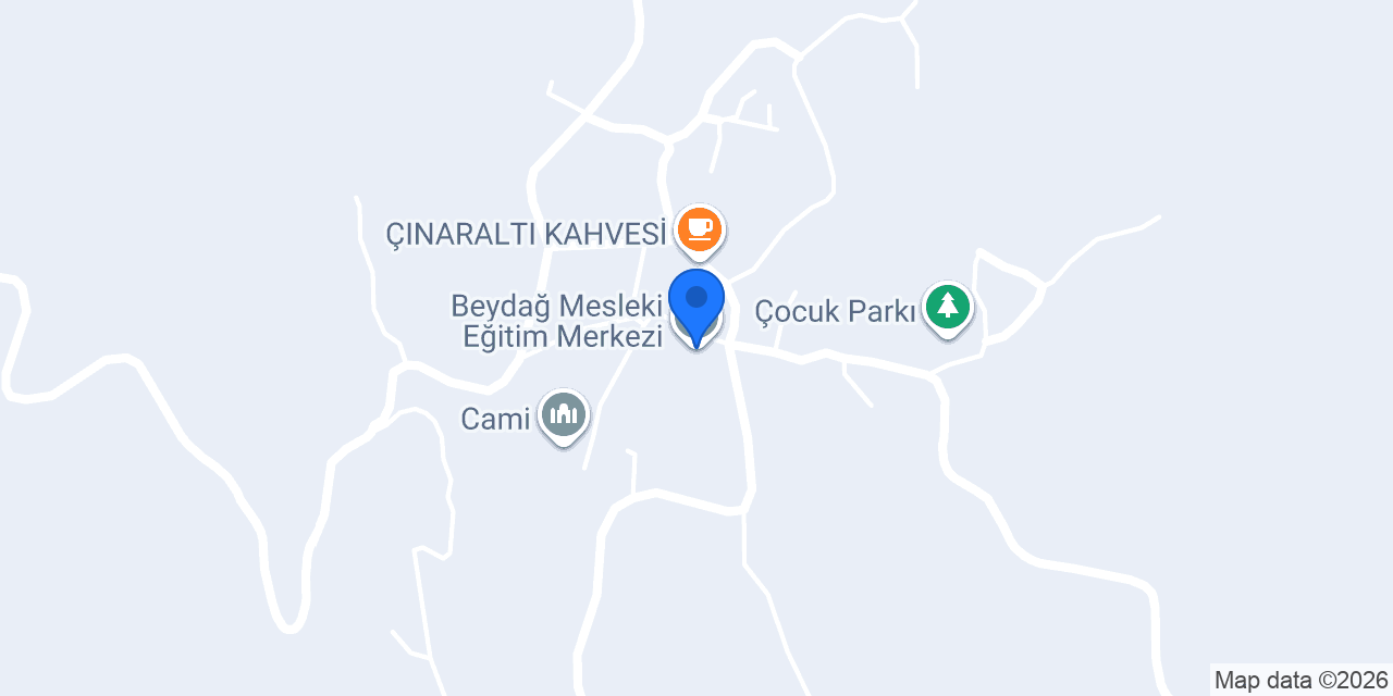 Beydağ Mesleki Eğitim Merkezi konumu