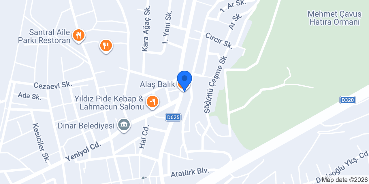 Alaş Balık konumu
